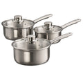 Baccarat Rosemont 3-Piece Stainless Saucepan Set