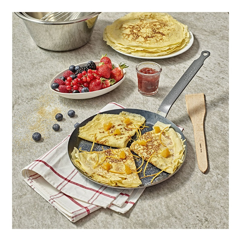 De Buyer Blue Steel 24cm Crepe and Pancake Pan