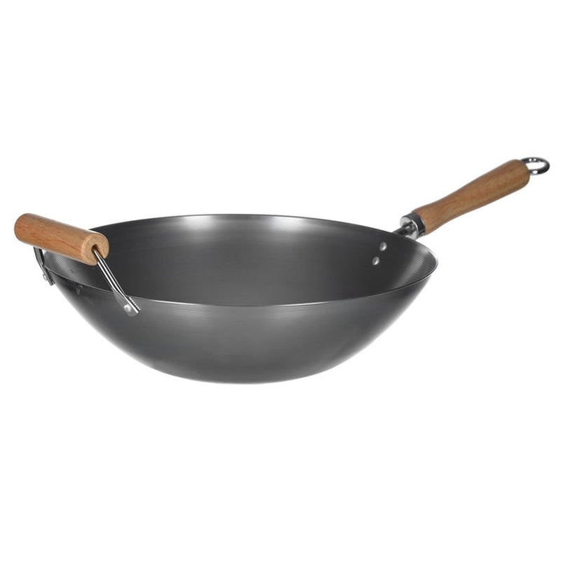 Lodge 35cm Carbon Steel Wok