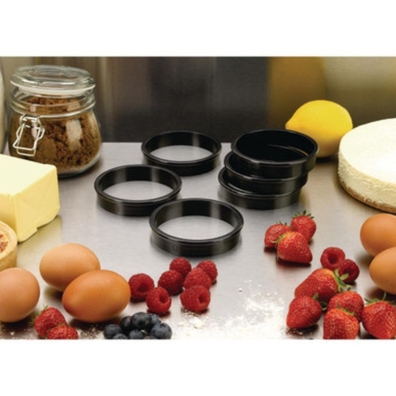 Matfer Bourgeat Tartlet Ring Set of 12 8cm